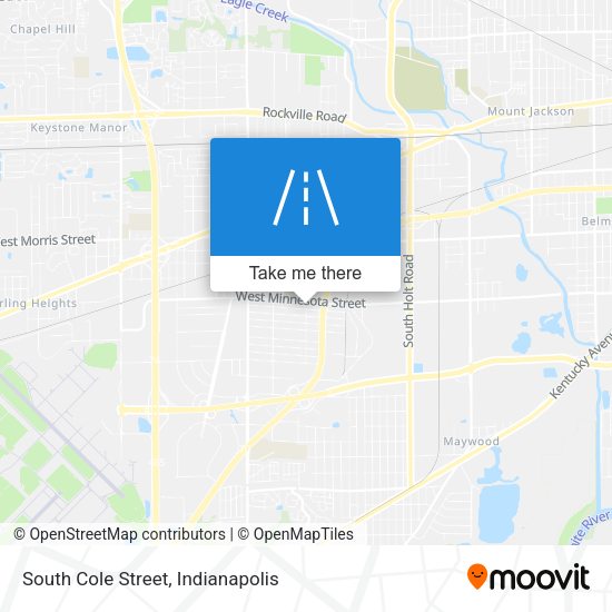 Mapa de South Cole Street
