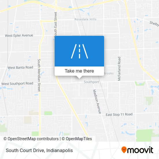 South Court Drive map