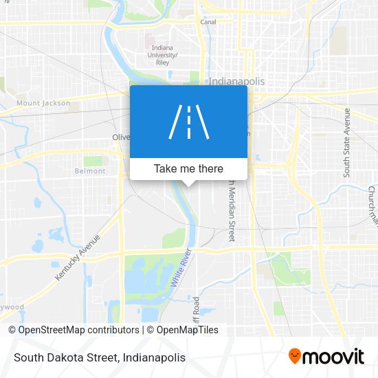 South Dakota Street map