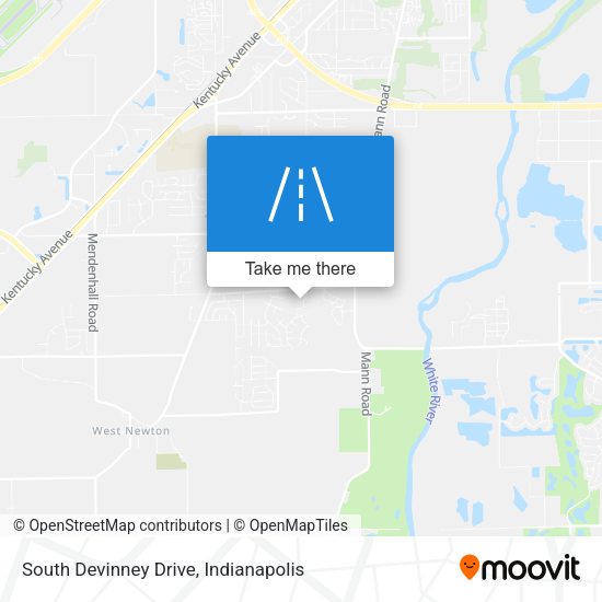South Devinney Drive map