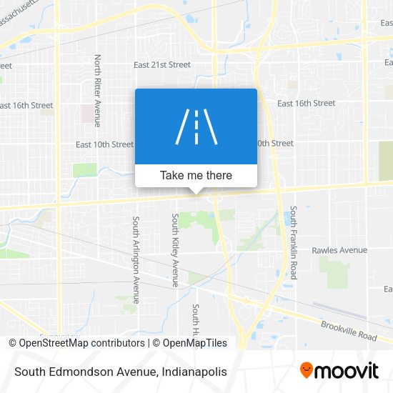 Mapa de South Edmondson Avenue