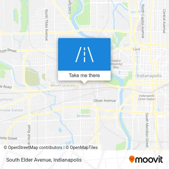 South Elder Avenue map