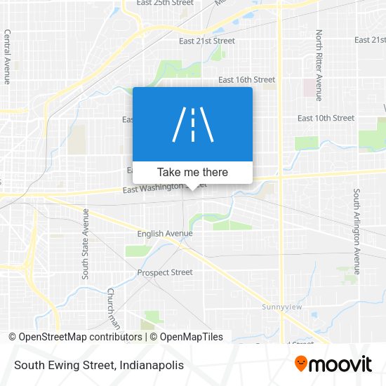 South Ewing Street map