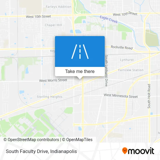 South Faculty Drive map