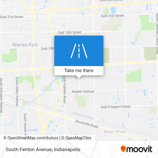 South Fenton Avenue map