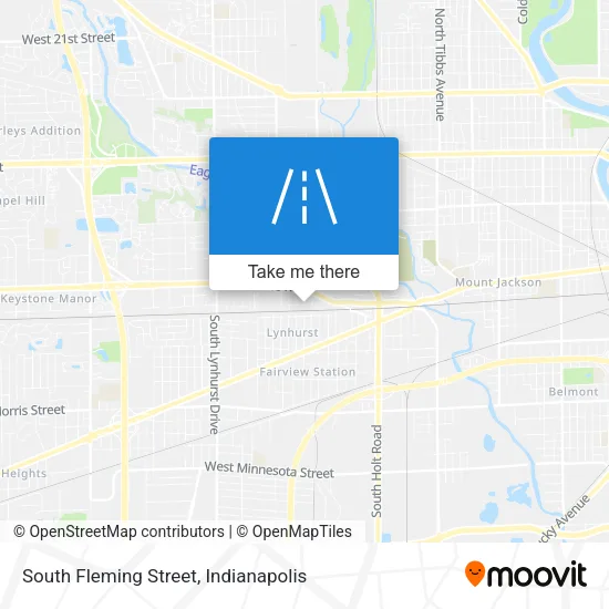 South Fleming Street map