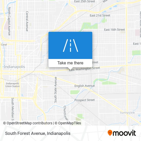 Mapa de South Forest Avenue