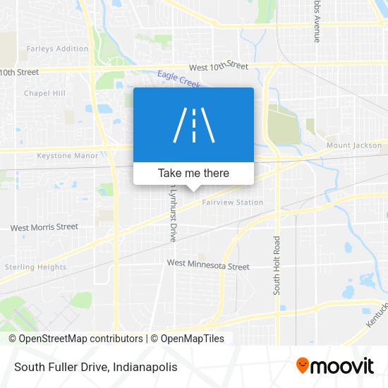 Mapa de South Fuller Drive