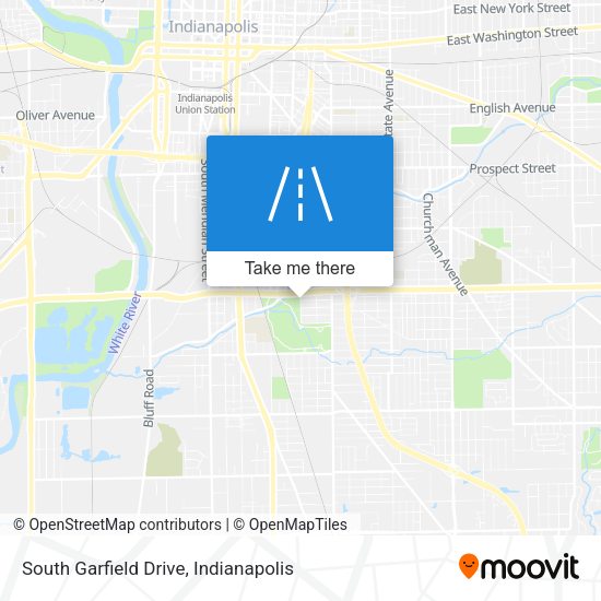 South Garfield Drive map