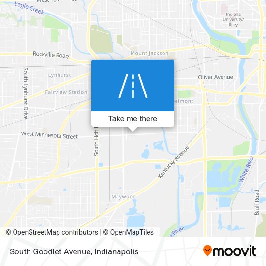South Goodlet Avenue map