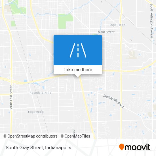 South Gray Street map