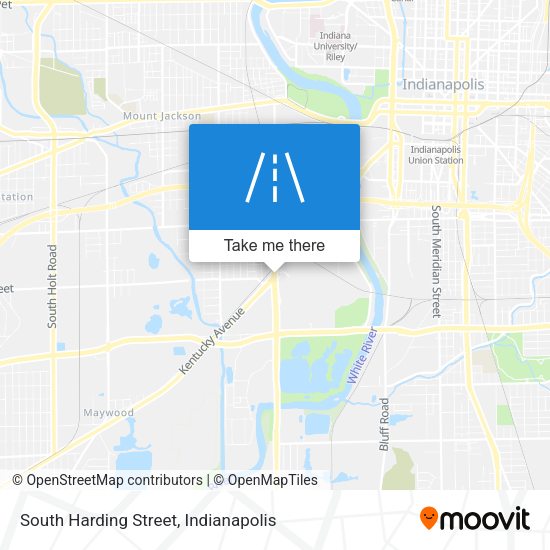 Mapa de South Harding Street