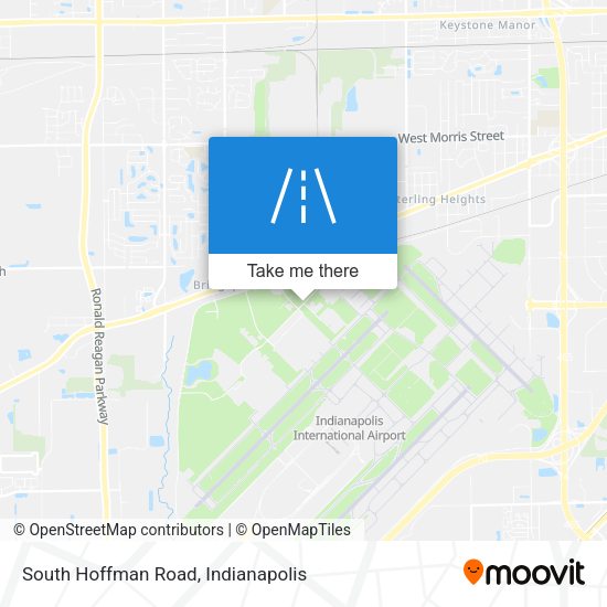 South Hoffman Road map