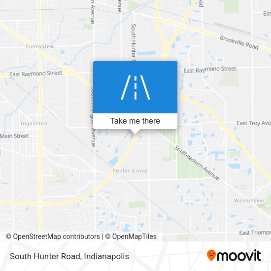 South Hunter Road map