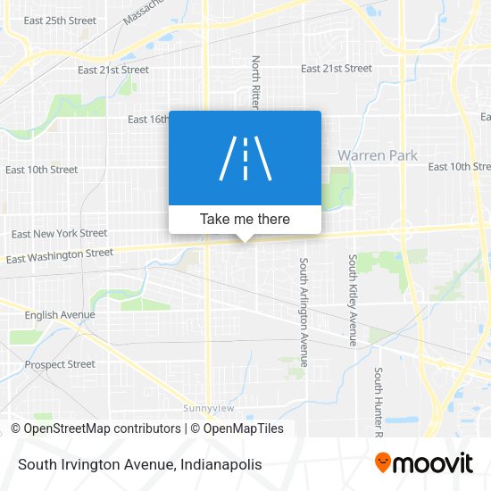 Mapa de South Irvington Avenue