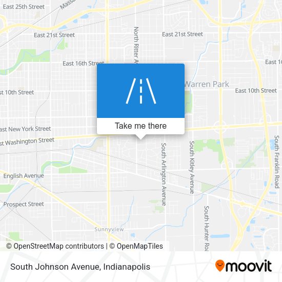 South Johnson Avenue map