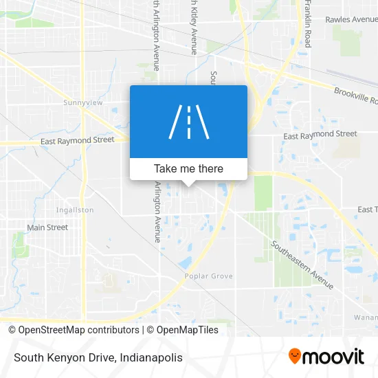 South Kenyon Drive map