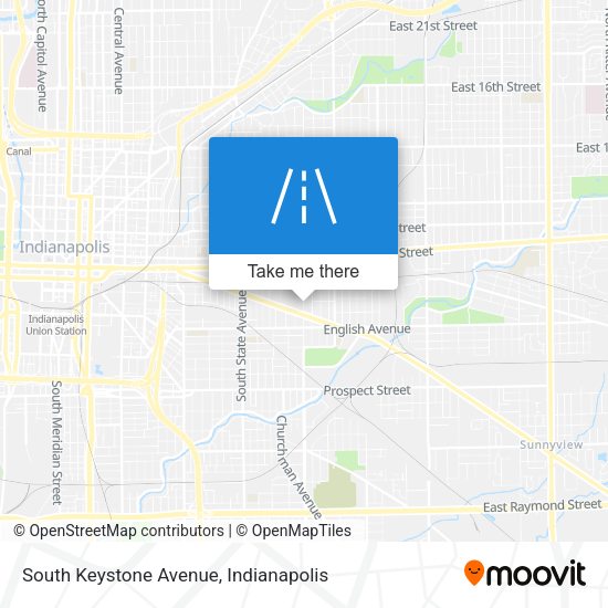 Mapa de South Keystone Avenue