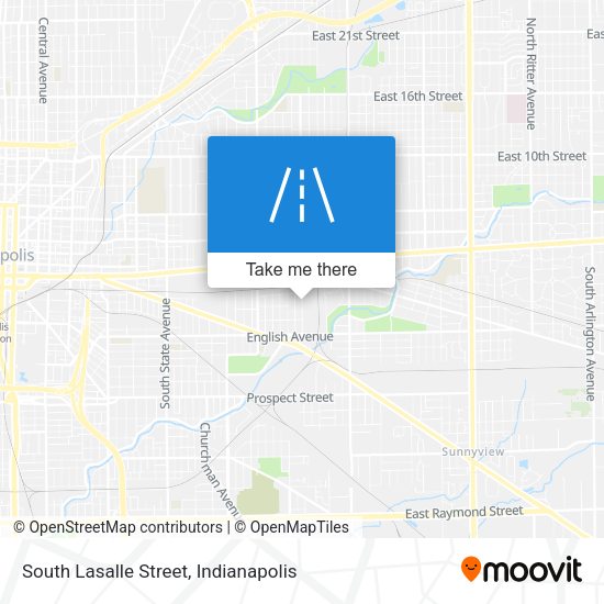 South Lasalle Street map