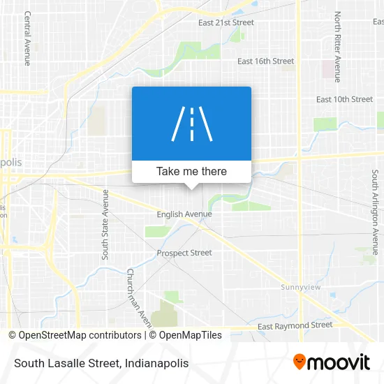 South Lasalle Street map