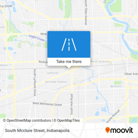 Mapa de South Mcclure Street