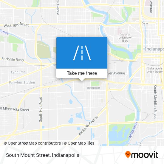 South Mount Street map