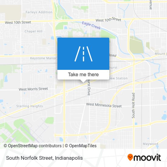 Mapa de South Norfolk Street