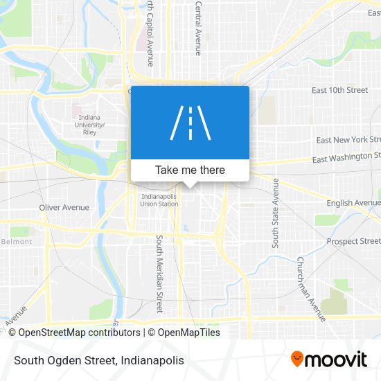 South Ogden Street map