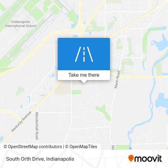 South Orth Drive map