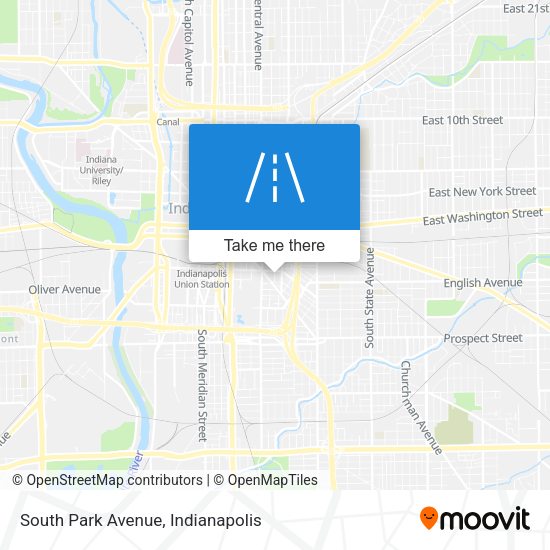 Mapa de South Park Avenue