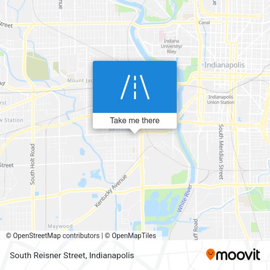 South Reisner Street map