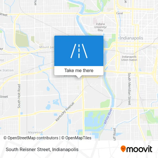 South Reisner Street map