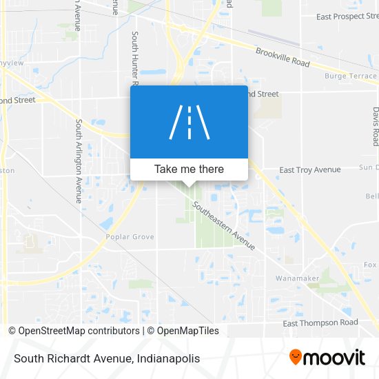 South Richardt Avenue map