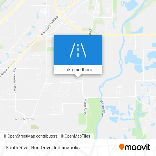 South River Run Drive map
