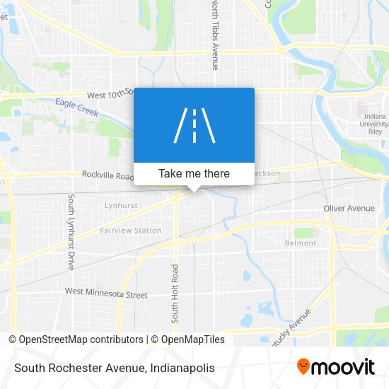Mapa de South Rochester Avenue