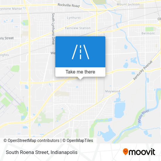 South Roena Street map