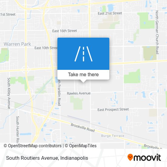 Mapa de South Routiers Avenue
