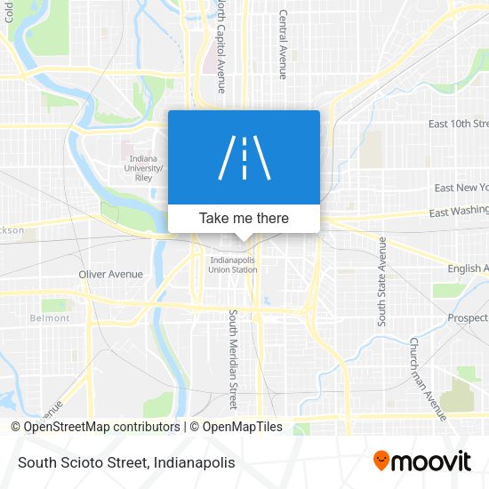 South Scioto Street map