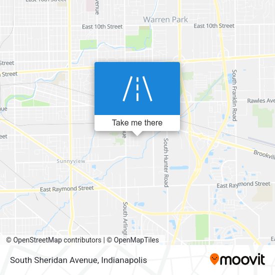 Mapa de South Sheridan Avenue