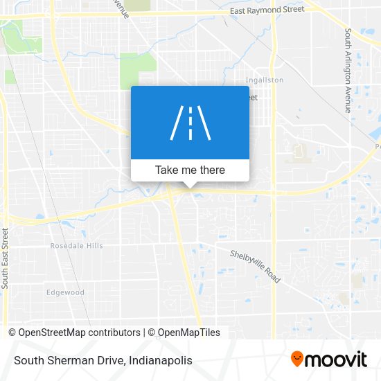 Mapa de South Sherman Drive