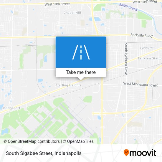 South Sigsbee Street map