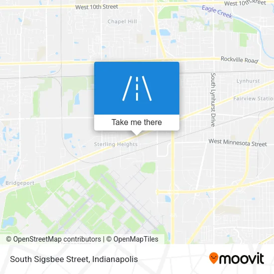 South Sigsbee Street map