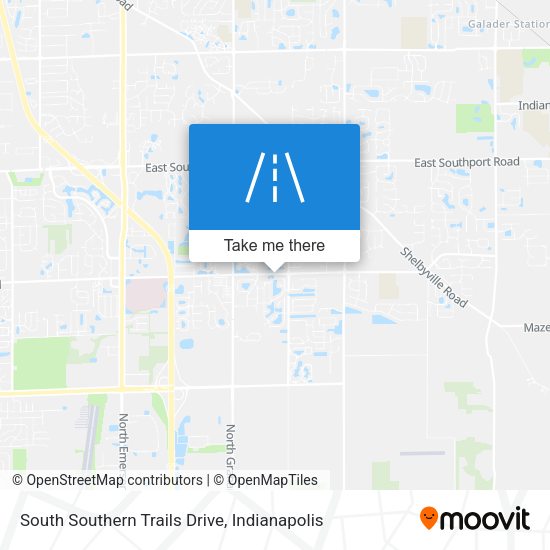 South Southern Trails Drive map