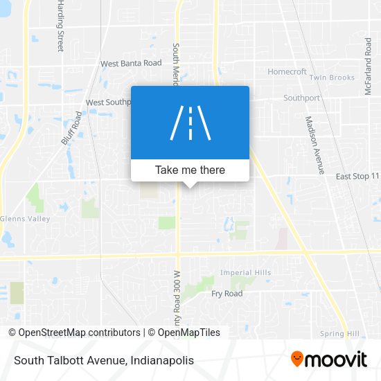 South Talbott Avenue map