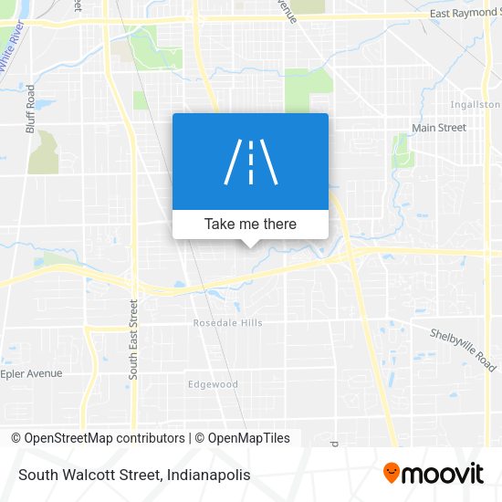 Mapa de South Walcott Street