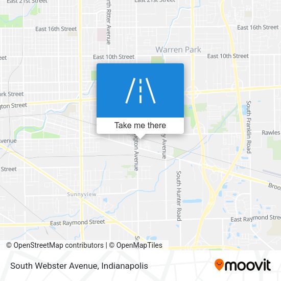 South Webster Avenue map