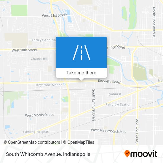 Mapa de South Whitcomb Avenue