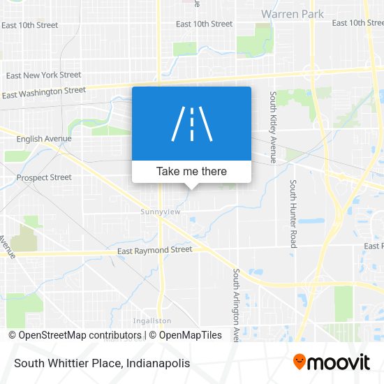 South Whittier Place map