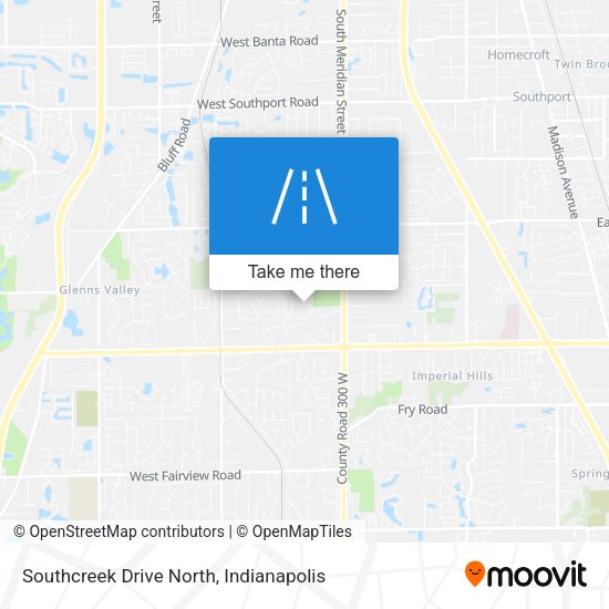 Southcreek Drive North map