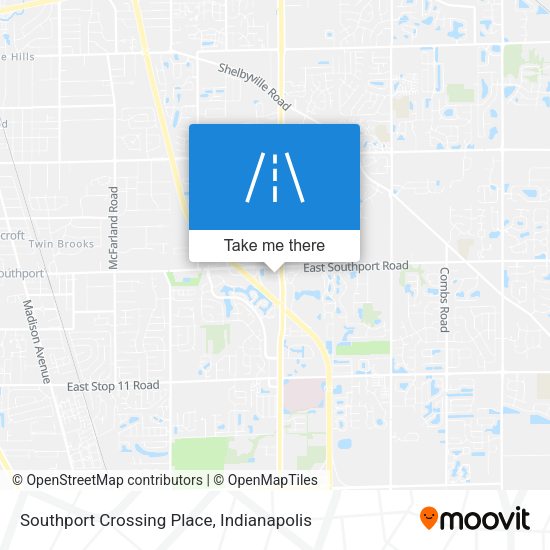 Southport Crossing Place map